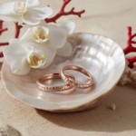 Gifteringer i nøttefarget gull 14 kt, 3.5 mm & 4 mm. GERSTNER - 31495