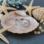 Forlovelsesring Margrete med Oval Lab Grown diamant i 0,70 ct og River (D) -VS1 - LAB1611670RVHV