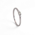 Diamantring i 14kt gull med diamanter 0,085ct W-Si - Bur538277