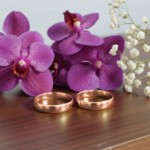 Gifteringer i rosé gull 14kt, 4 mm - RU-4-13-RG5