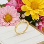 Diamantring Iselin med 3x0,03 ct TW-Si-85030300