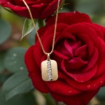 Diamantsmykke i gull 14kt med 0,095ct H/SI - BUR234400