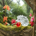 Swarovski figurer Hedgehog with Apple - 5532203