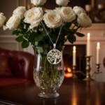 Smykke Livets tre med ugle i forgylt sølv - 3009142