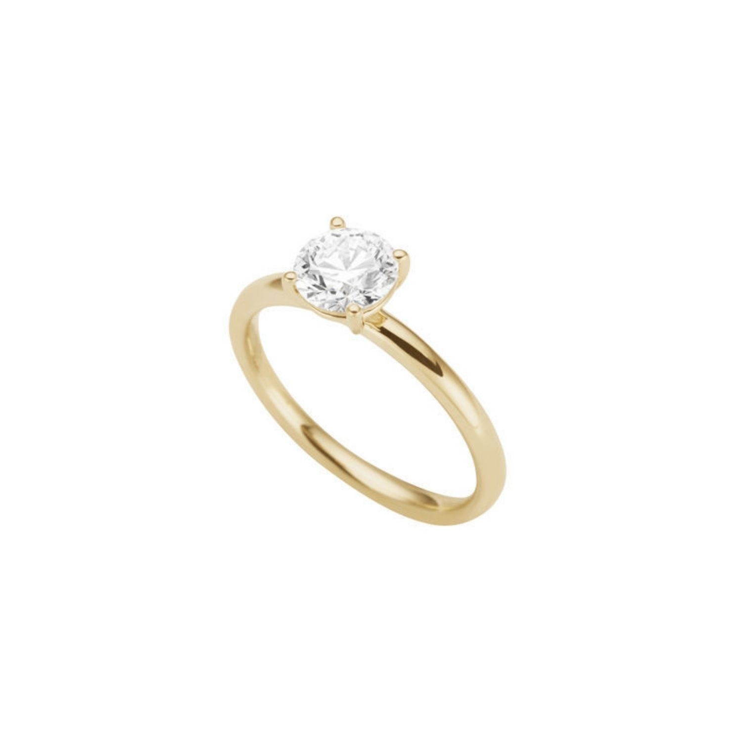 Forlovelsesring i gult gull med Lab Grown diamant 1,00ct TW-VS - Bur5Z00030