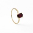 Gullring i 14kt med granat - Bur620400ggr
