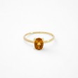Gullring i 14kt med citrin - Bur620400gc