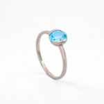 Gullring 14 kt med topas - Bur620385hvt