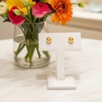 Gulløredobber, kulen er 4 mm -11013