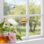 Smykke Redd en Bie Cz 925 i forgylt sølv - 3001060