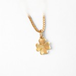 Smykke Kløver i 14kt gull - Bur310649