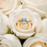 Gullring i 14kt med Topas Sky Blue Oval - Bur620400hvt