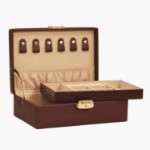 Smykkeskrin,  burgunder/beige - 3463852