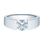 Diamantring forlovelsesring 1,00 ct i 14kt gull. Hestia - 18012100