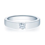 Diamantring forlovelsesring 0,20 ct i 14kt gull. Hestia - 18012020