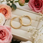 Øreringer Creol i gull 14kt, 20 mm/2 mm. SVEDBOM - 06-69-109