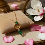 Swarovski smykke Mesmera pendant Mixed cuts, Green, Gold-tone plated - 5732484