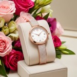 Swarovski klokke Illumina watch Swiss Made, Metal bracelet, Gold tone, Champagne gold-tone finish - 5671196