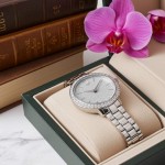 Swarovski klokke Matrix 3-link watch Swiss Made, Metal bracelet, Silver tone, Stainless steel - 5706182