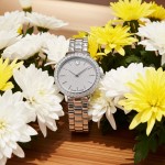 Swarovski klokke Matrix 3-link watch Swiss Made, Metal bracelet, Silver tone, Stainless steel - 5706182