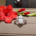Forlovelsesring Marquise med Lab Grown diamant i 2.00 ct og River (D) - VS1- ru-mar-200