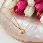 Smykke Hjerte i gult gull 14 kt - 52808