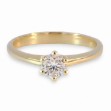 Diamantring forlovelsesring 0,40 ct  i 14kt gull. Diona -18001040