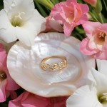 Diamantring i 14kt gult gull med 0,025 ct W-Si - bur538196