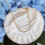 Veneziansk forgylt  kjede 34 cm / 0,9 mm -12104934