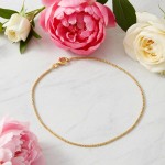 Veneziansk forgylt kjede 45 cm/0.9 mm -12104945