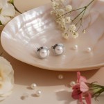 Gulløredobber med ferskvannperle-1290141