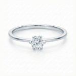Enstens diamantring Aida med 0,30 ct i 14kt gull. TW-Si. -18016030
