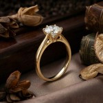 Enstens diamantring Leticia med 1,00 ct i 14kt gull. TW-Si. -18007100