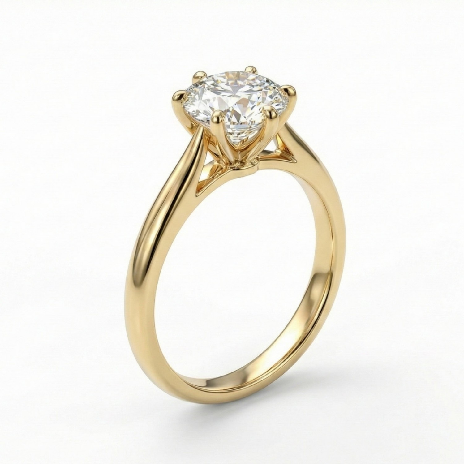 Enstens diamantring Leticia med 1,00 ct i 14kt gull. TW-Si. -18007100