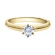 Diamantring forlovelsesring  0,50 ct i 14kt gull. Violetta - 18003050