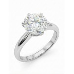 Forlovelsesring i hvitt gull med lab grown diamant 2,00ct  River (E) VS2 - LG747590748