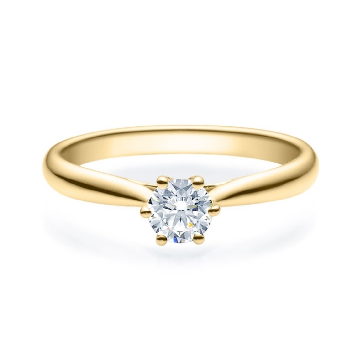 Enstens diamantring Leticia med 0,40 ct i 14kt gull. TW-Si. -18007040