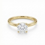 Forlovelsesring i gult gull med Lab Grown diamant 1,00ct TW-VS - Bur5Z00030