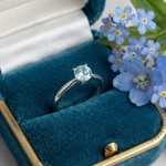 Sølvring med blå topas - coc1435.3855