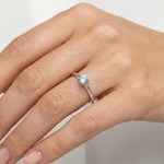 Sølvring med blå topas - coc1435.3855