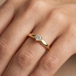 Diamantring forlovelsesring Sofia med 0,15ct W/SI - 120715g