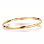 Armbånd 14 kt i gult gull 4 mm - 01GU4064