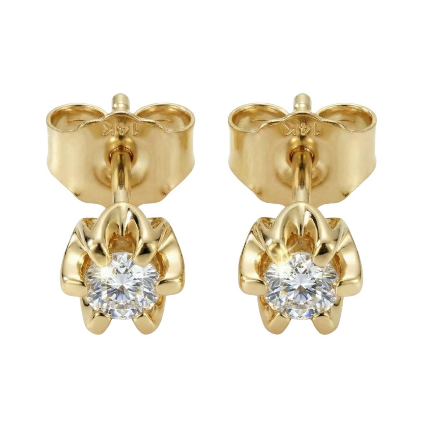 Diamantøredobber Sitara med 2/0,15 ct W-Si-422115