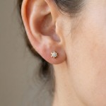 Diamantøredobber Sofia med 2/0,10 ct W-Si-21207100