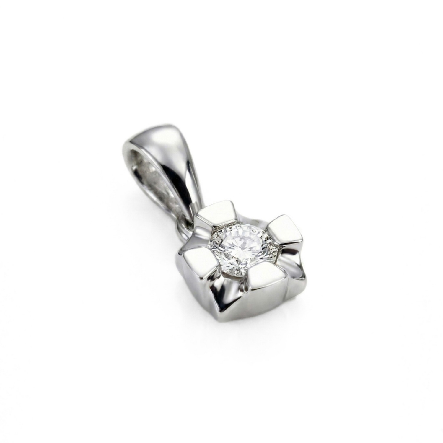 Diamantsmykke Evita i gull med 0,05 ct W-Si-50305