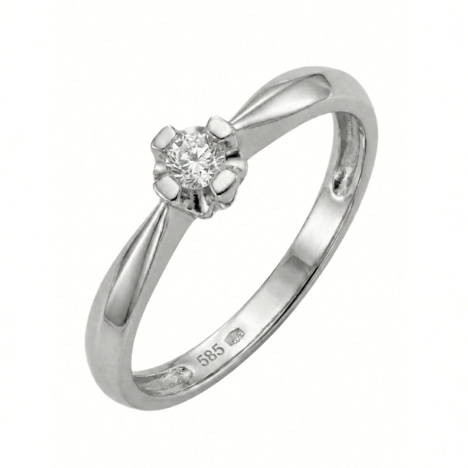 Diamantring Evita med 0,15 ct W-Si-50115