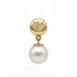 Gullsmykke med ferksvannsperle - 27377
