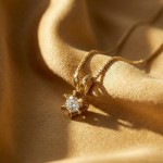 Diamantsmykke Sofia i gull med 0,10 ct W-Si-1120710g