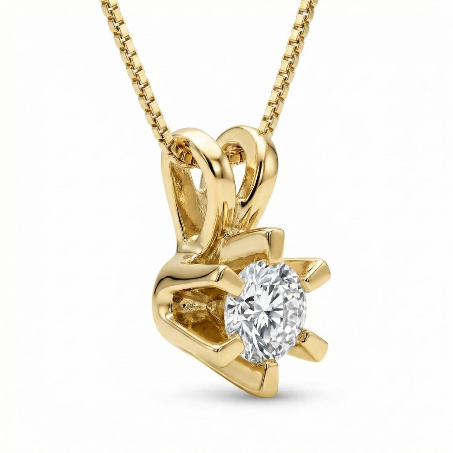 Diamantsmykke Sofia i gull med 0,25 ct W-Si-11207250