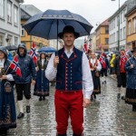 Bunadsparaply Trønder, sort - 025